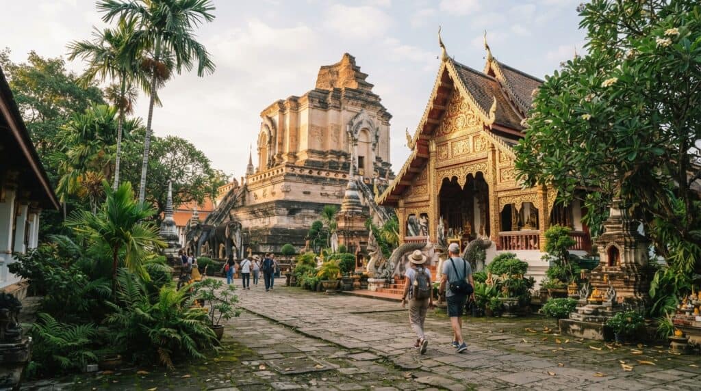 Templo tradicional durante una ruta por el norte de Tailandia